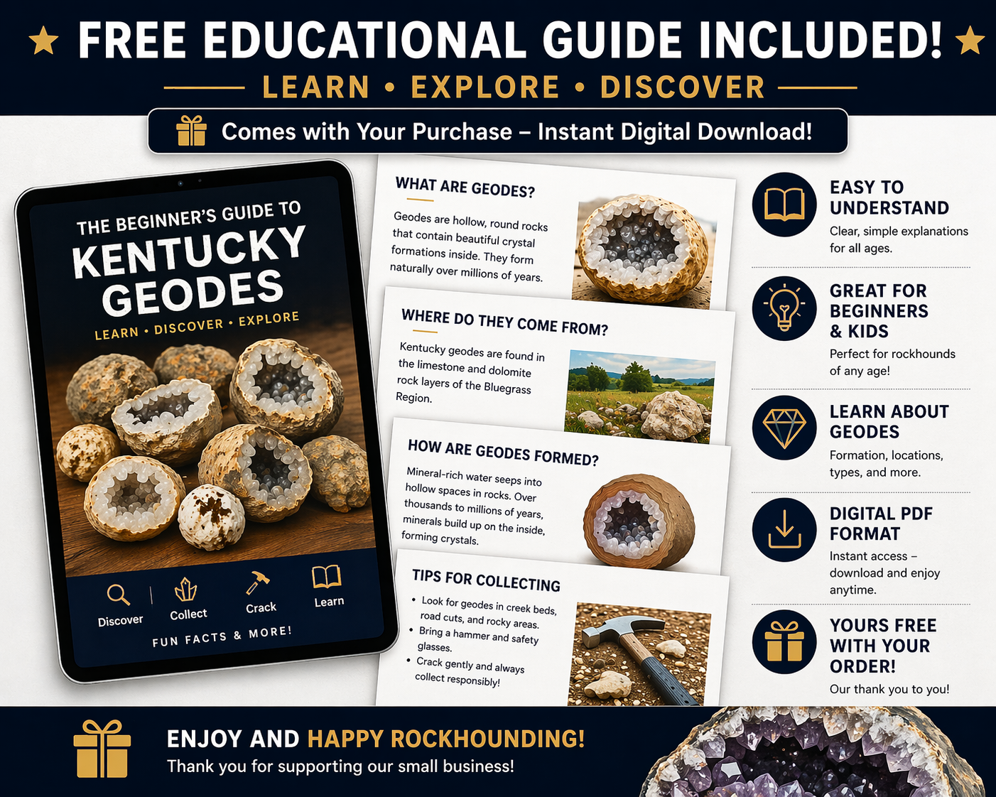 The Beginner's Guide to Kentucky Geodes – Free Digital Download