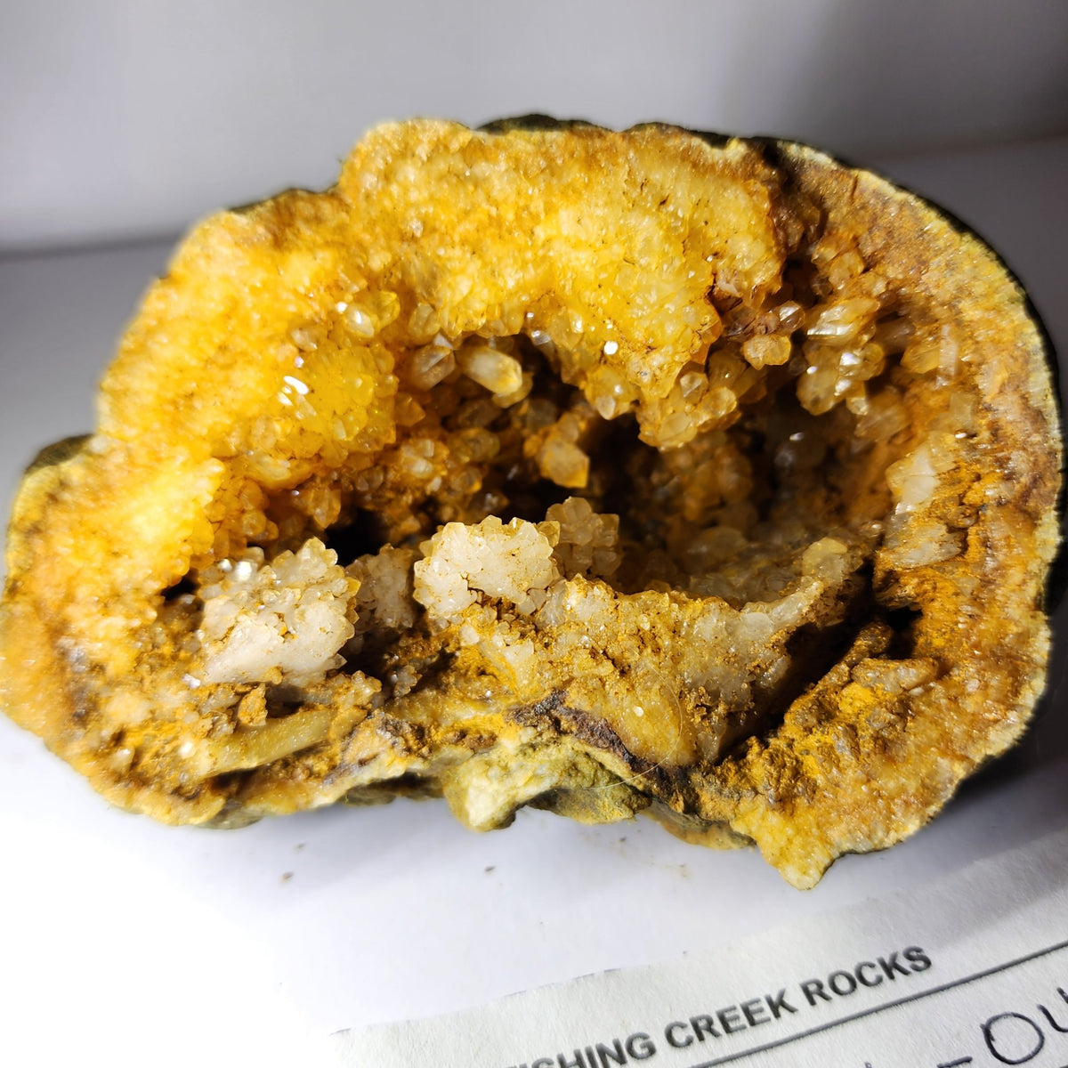 The RED WATER Geode - Exact Geode From Our Viral Video - 1.44 lb Cracked Pair