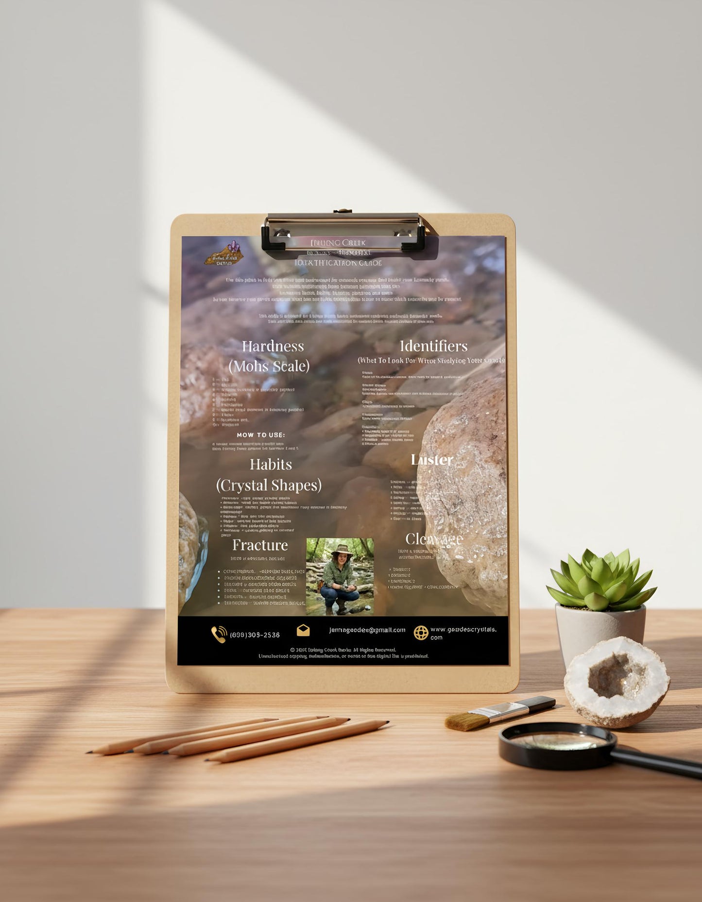 Kentucky Geode Mineral Identification Guide – Printable PDF