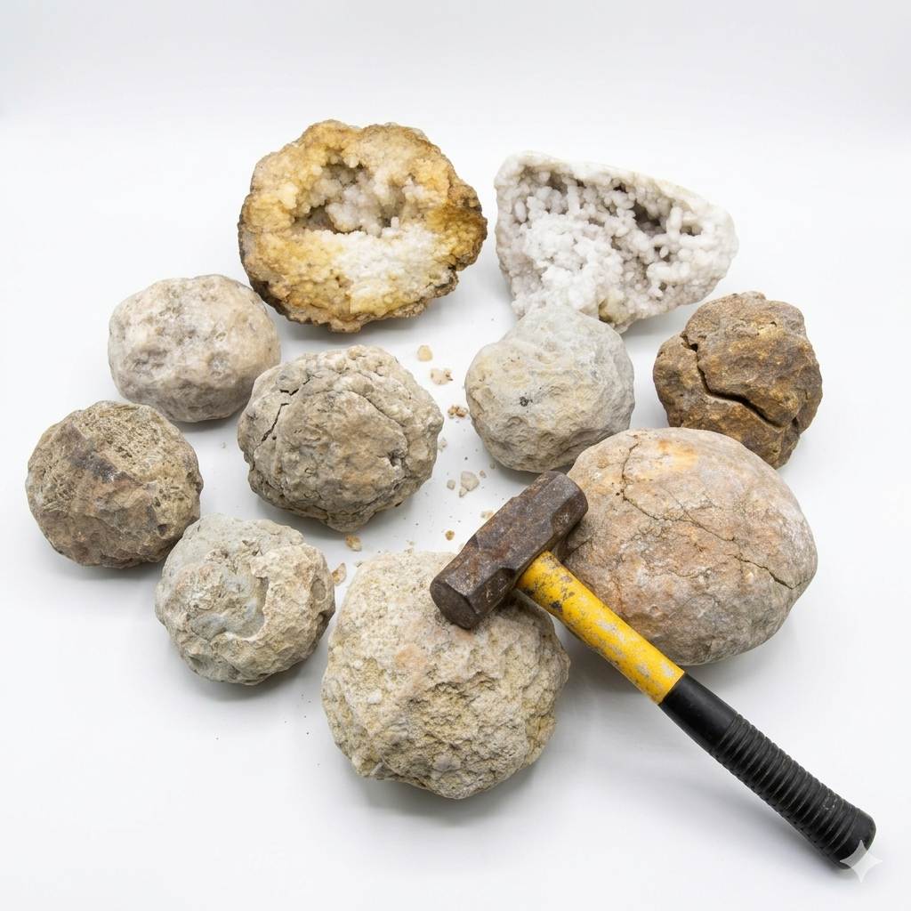 Kentucky Geodes 5 Pound Lot – Unopened Hand-Collected from Fishing Creek