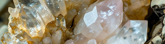 close up of quartz formation found in Kentucky Geodes