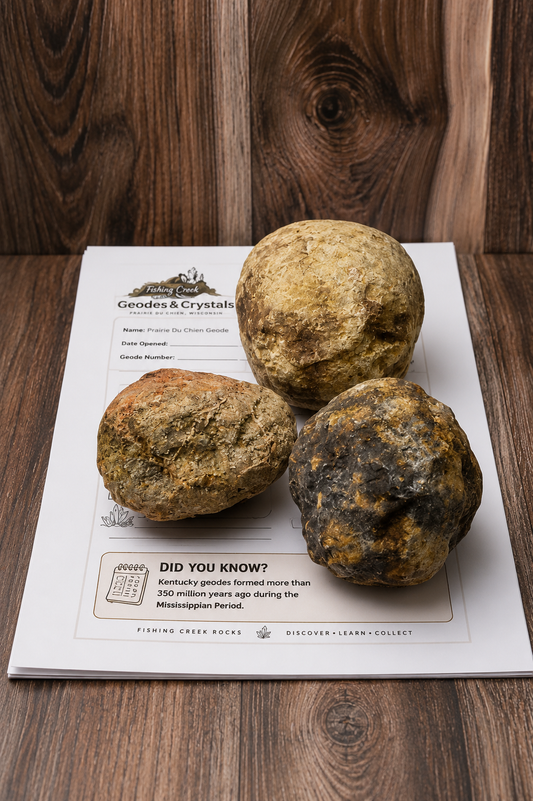 3-Pack Kentucky Geodes + Discovery Booklet