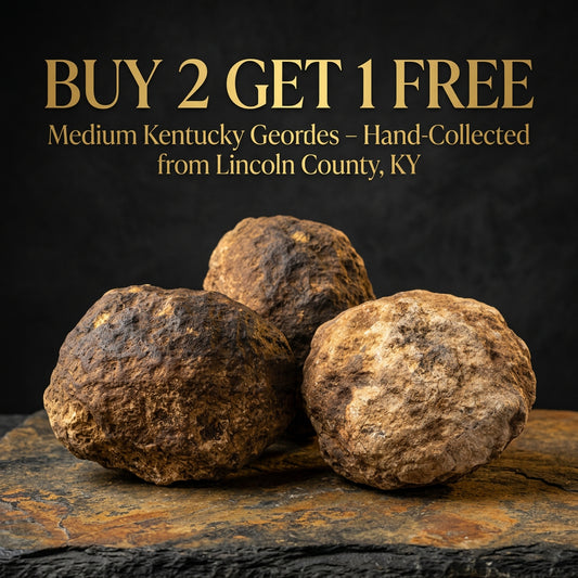 Medium Kentucky geode held in hand