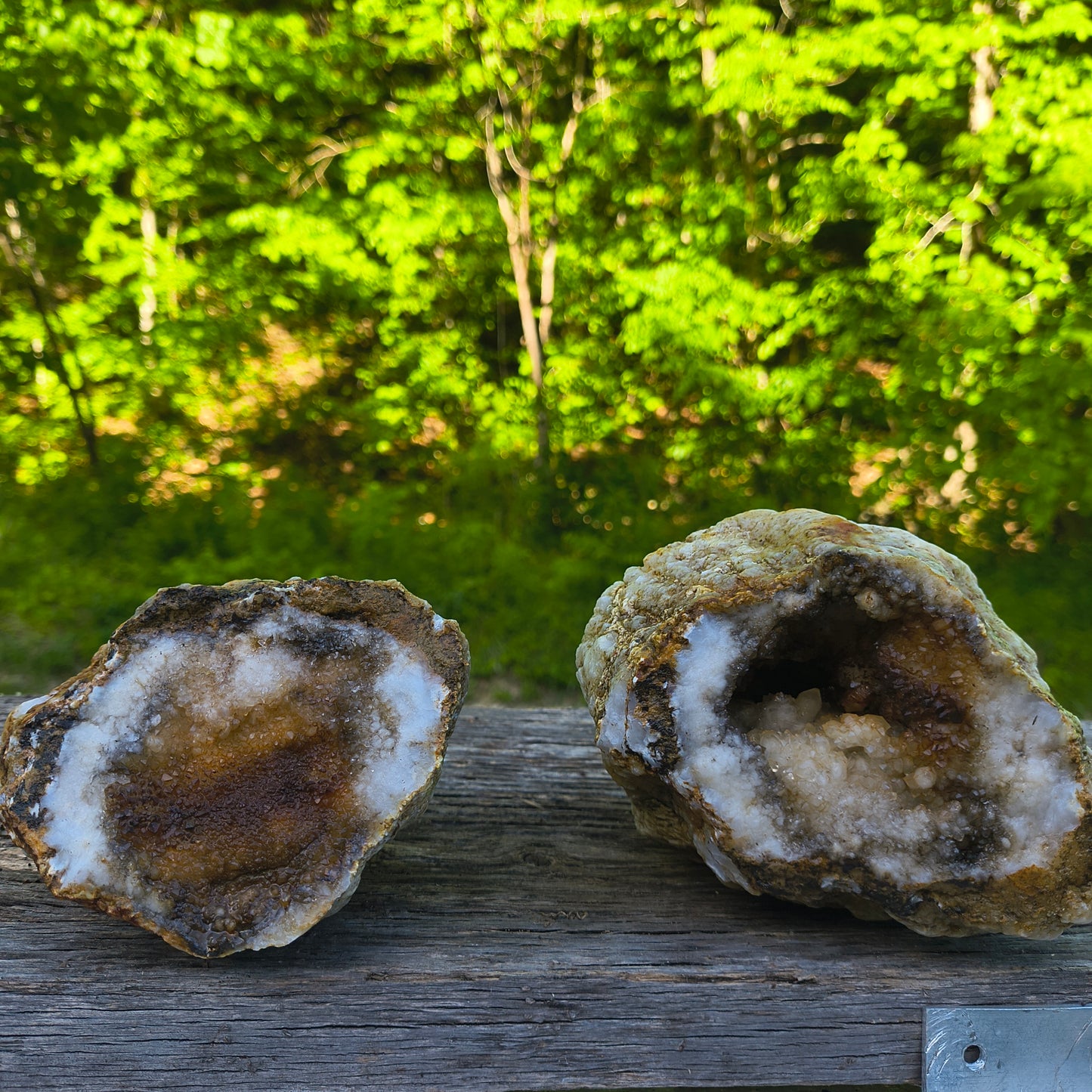 Timeless Secrets Kentucky Geode – Cracked Pair 6.32 lb