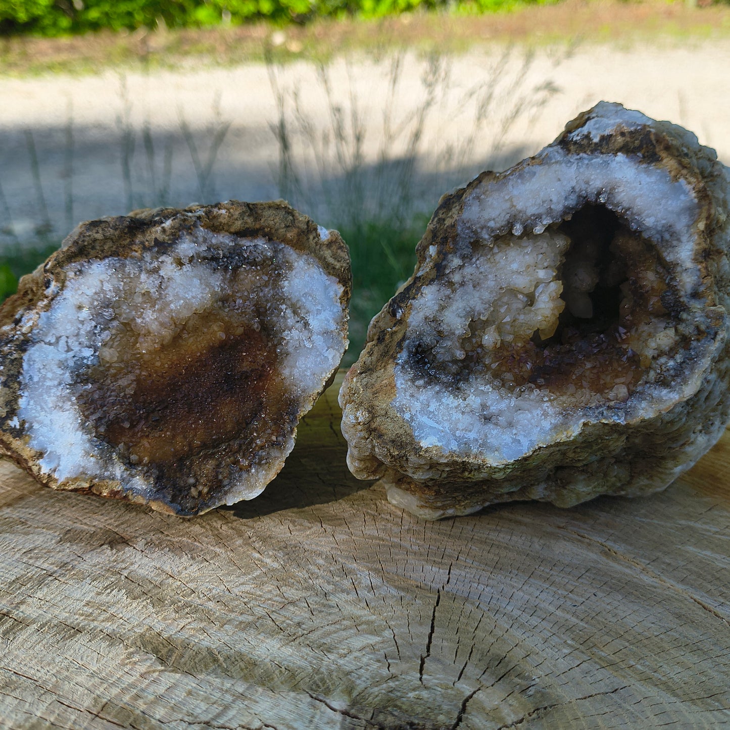 Timeless Secrets Kentucky Geode – Cracked Pair 6.32 lb