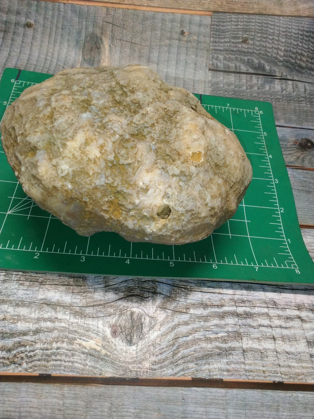 Authentic Kentucky Geode, 6 Inch, Unopened Exact Specimen, Natural Crystal Inside, 3lb – Fishing Creek, KY