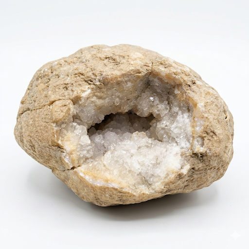 Kentucky Open Geode, Quartz Crystal, Exact Specimen, Natural, 2.99 lb – Fishing Creek, KY