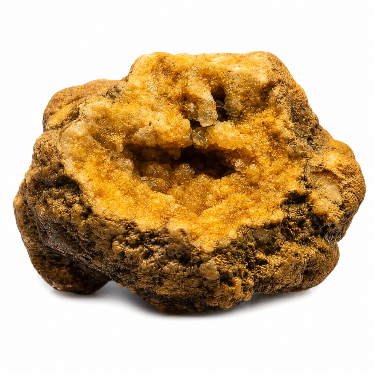 Kentucky Crystal Geode, Natural Druzy Quartz Geode, 4.53 lb Educational Specimen – Fishing Creek, KY