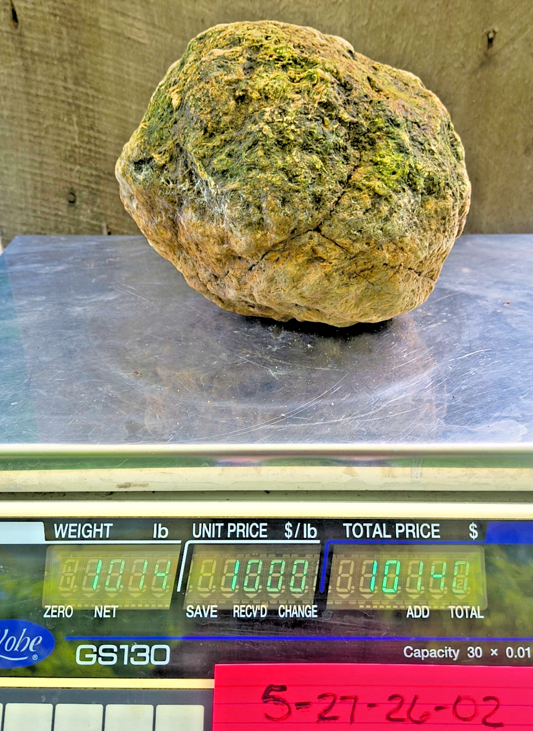 10.14 lb Unopened Large Geode Nodule, Natural Quartz Crystal, Uncut – Hand-Collected at Fishing Creek, KY