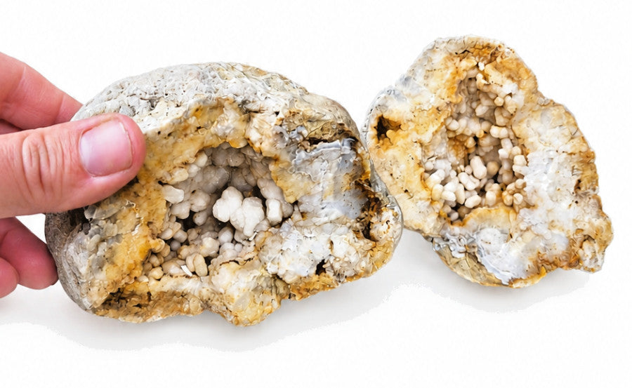 2.07 lb Natural Kentucky Crystal Lined, Open Botryoidal Calcite Display – Fishing Creek, KY