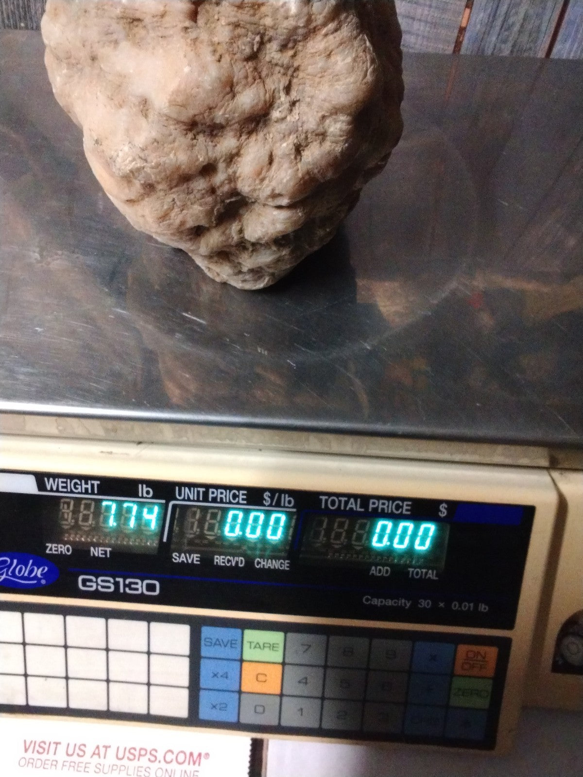 Kentucky Whole Geode, Natural Unopened Crystal Nodule, 7.74 lb, Exact Stone – Fishing Creek, KY