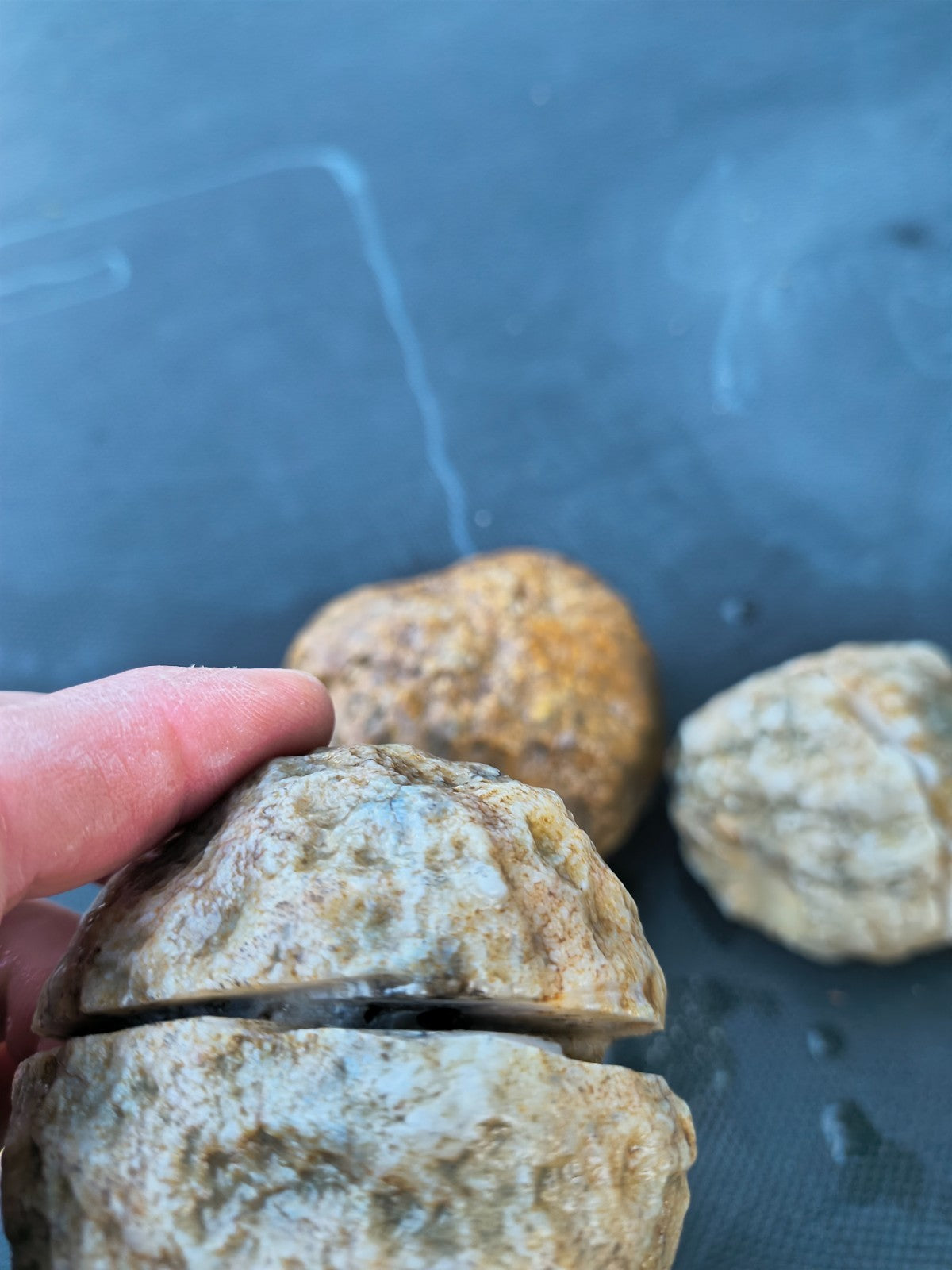 3 lb 4.5 oz Natural Kentucky Crystal Lined, Open Druzy Quartz Display – Fishing Creek, KY
