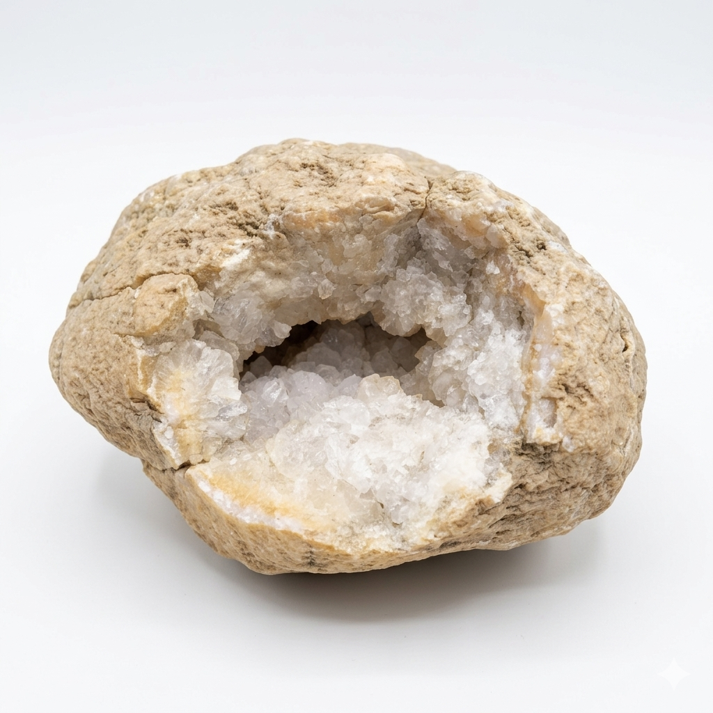 Kentucky Open Geode, Quartz Crystal, Exact Specimen, Natural, 2.99 lb – Fishing Creek, KY