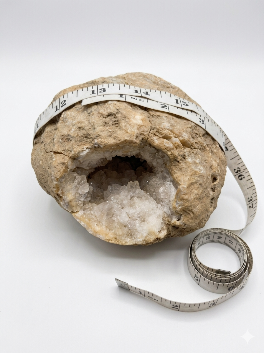 Kentucky Open Geode, Quartz Crystal, Exact Specimen, Natural, 2.99 lb – Fishing Creek, KY