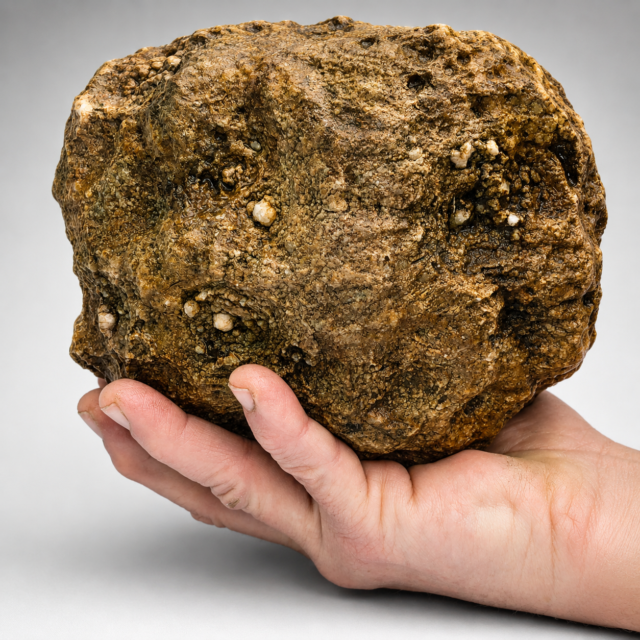 8.22 lb Unopened Kentucky Geode Rattler, Break Your Own, Hand Picked KY, 7 Inch – Fishing Creek, KY