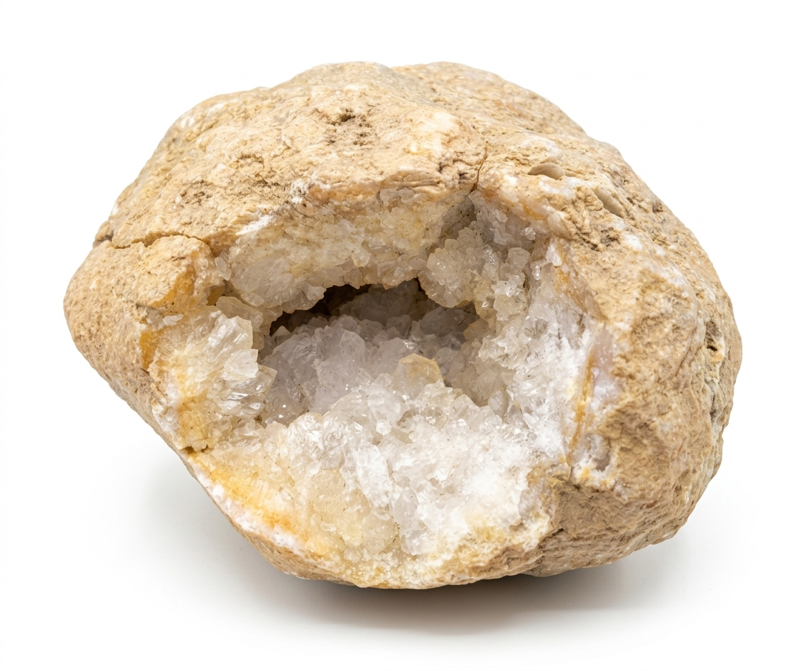 Kentucky Open Geode, Quartz Crystal, Exact Specimen, Natural, 2.99 lb – Fishing Creek, KY