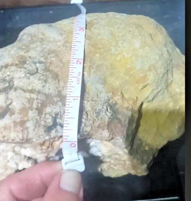 3lb 8oz Natural Kentucky Geode, Crystal Lined Open Pocket Display Specimen, Calcite – Fishing Creek, KY