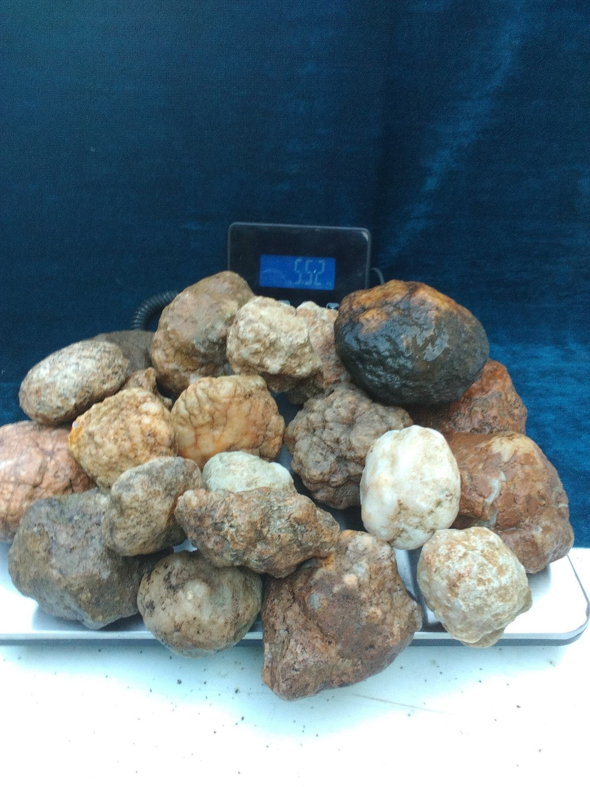 10 lb Lot Unopened Kentucky Geodes, Break Your Own, Hand Picked KY Natural Quartz – Fishing Creek, KY