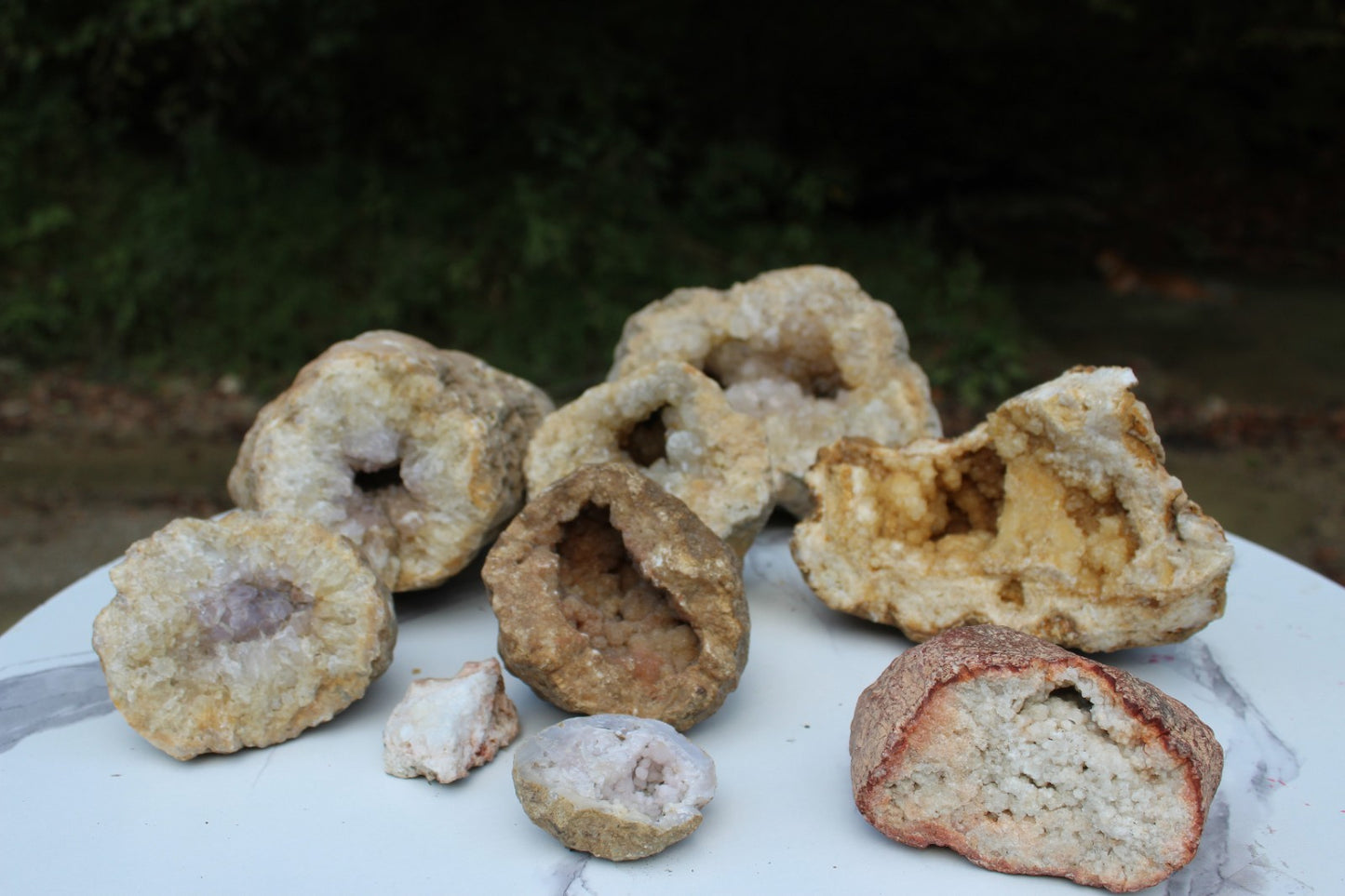 2+ lb Large Unopened Kentucky Geode, 3-5 Inch, Break Your Own Quartz Crystal – Fishing Creek, KY