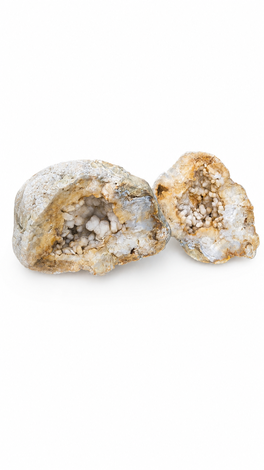 2.07 lb Natural Kentucky Crystal Lined, Open Botryoidal Calcite Display – Fishing Creek, KY