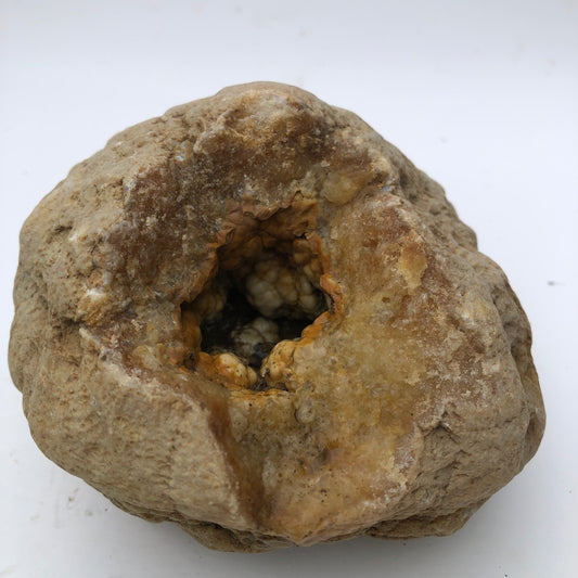 3.68 lb Open Face Kentucky Geode, Chalcedony Botryoidal Quartz, Exact Specimen – Fishing Creek, KY