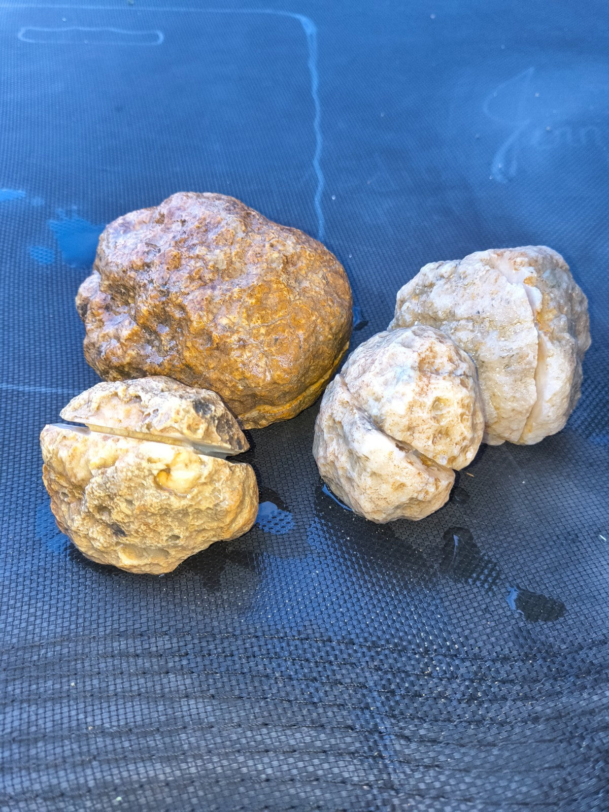 3 lb 4.5 oz Natural Kentucky Crystal Lined, Open Druzy Quartz Display – Fishing Creek, KY